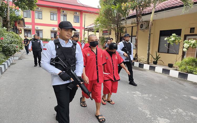 Febuari-Maret, Polda Kalteng Ungkap Dua Jaringan Sabu ini