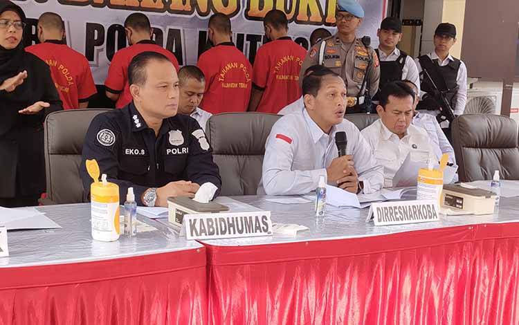 Polda Kalteng Ungkap 215 Kasus Sabu Selama Januari - Maret?