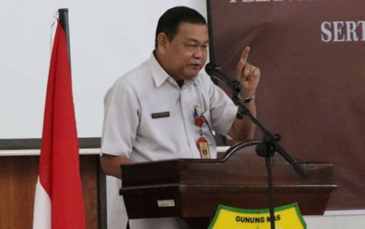 Kepala Disdikpora Gunung Mas Purna Tugas, ini Kata Staf Ahli Bupati