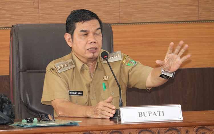 Bupati Barito Timur Pimpin Rapat Evaluasi Tahapan Pilkades Serentak 2023