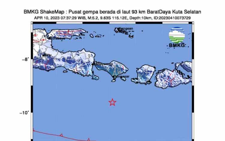 BMKG: Rangkaian Gempa Bali Kurangi Akumulasi Energi Besar