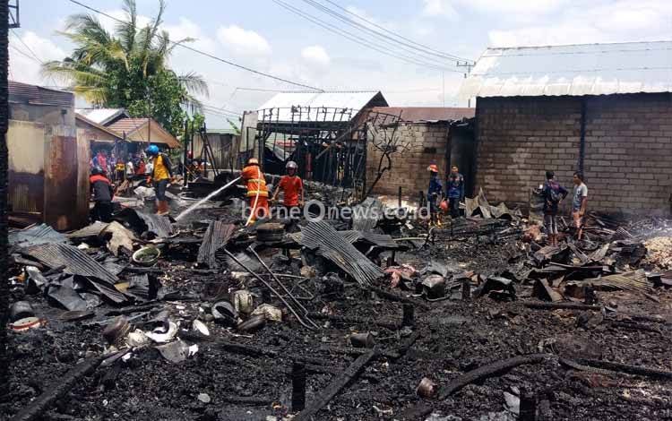Kebakaran Kembali Terjadi, Lurah Baamang Hulu Buka Posko di Sini
