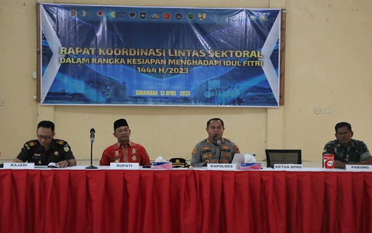 Jelang Lebaran, Polres Sukamara Bersama Pemda Gelar Rakor Lintas Sektoral?
