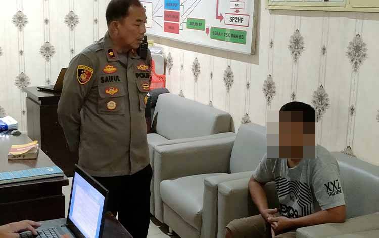 Polsek Pahandut Tangkap Terduga Pencuri Handphone, Pelaku Ternyata Oknum Guru?