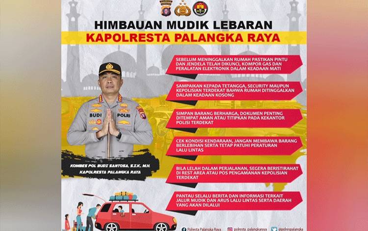 Kapolresta : Ini Sejumlah Hal Yang Perlu Diperhatikan Saat Mudik