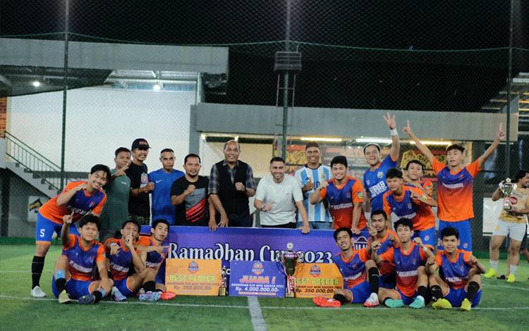 Ramadan Cup di lapangan HB Mini Soccer 88 Kuala Kapuas. (FOTO: IST)?
