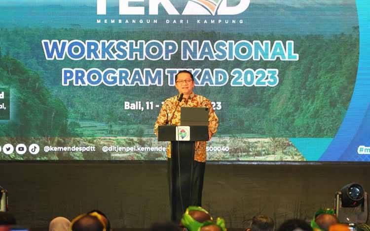 Kemendes PDTT Perkuat Kolaborasi Program Tekad
