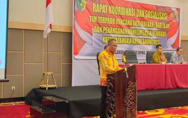 Perlu Sinergi RAD Palangka Raya Cegah Konflik Pemilu 2024
