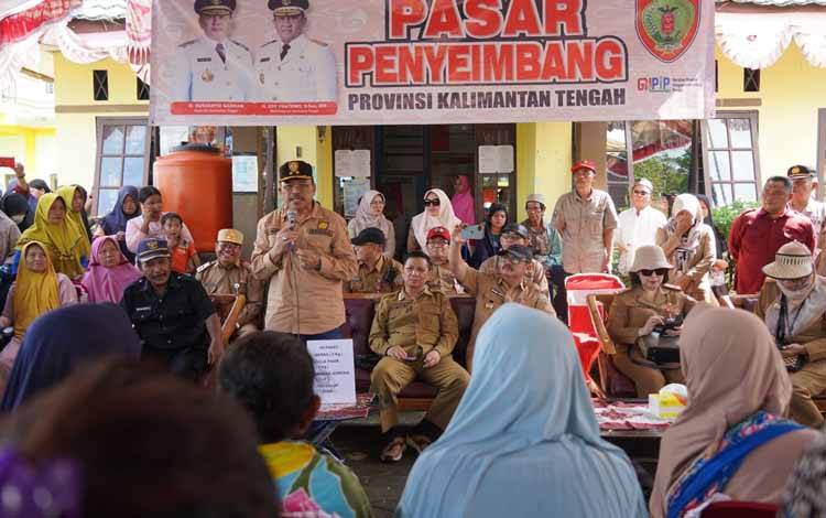 Tak Hanya Barat, Wilayah Tengah Kalteng Kebagian Pasar Penyeimbang