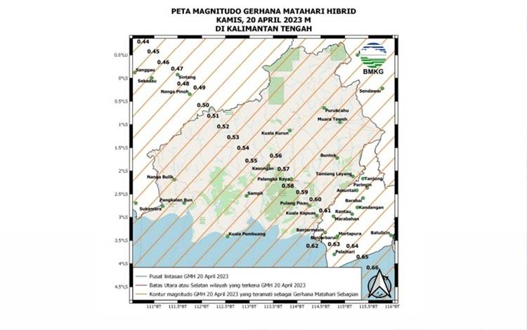 Besok Warga Sampit Bisa Saksikan Gerhana Matahari Hibrid