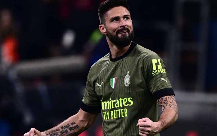 Giroud Perpanjang Kontrak Bersama AC Milan Sampai 2024