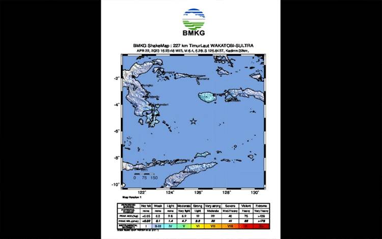 BMKG Catat 2 Aktivitas Susulan Dari Gempa M 6,4 Laut Banda