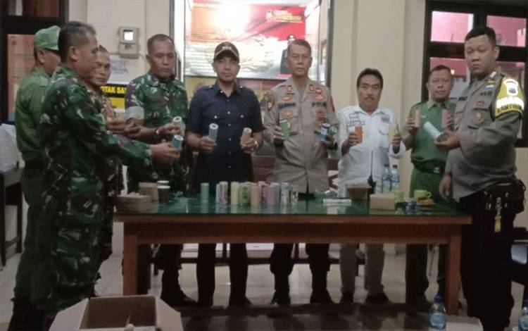 Poliosi Sita 143 Petasan dan Belasan Botol Miras