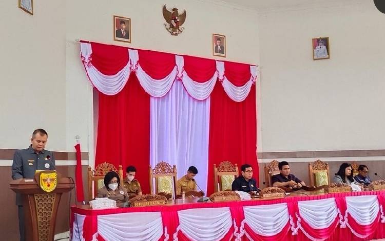 Bupati Gunung Mas Paparkan Capaian Kinerja Pemerintah Daerah 2022