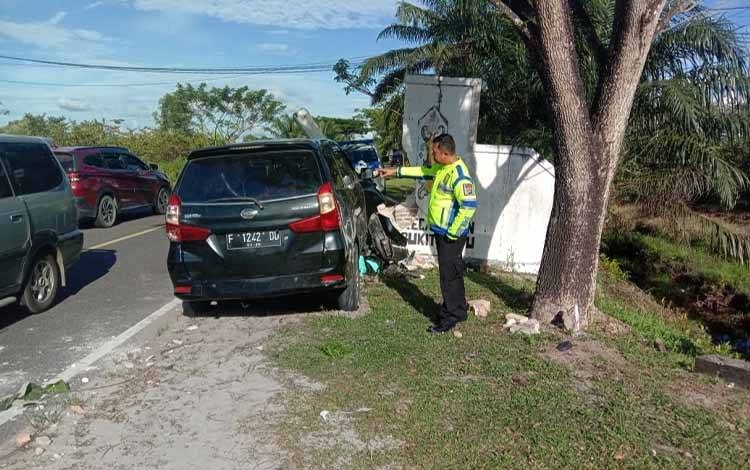 Mobil dan Motor Terlibat Kecelakaan di Jalan Tjilik Riwut