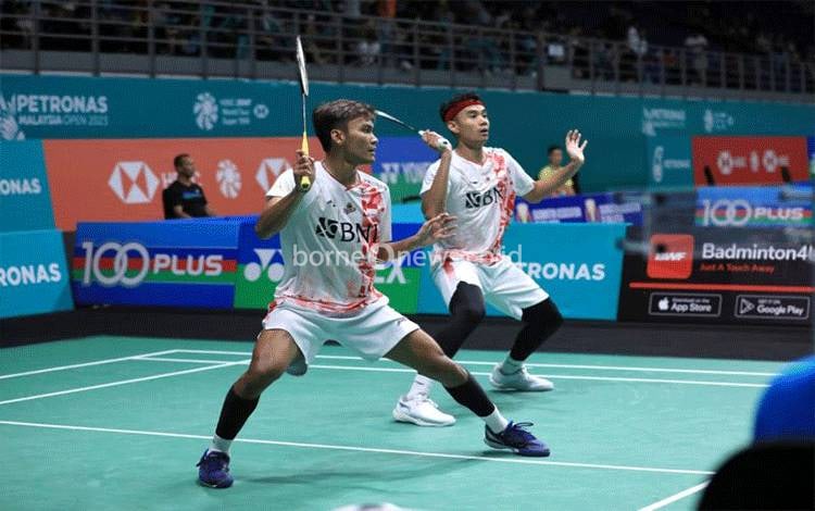 Bagas/Fikri Pastikan Satu Tiket Perempat Final BAC 2023