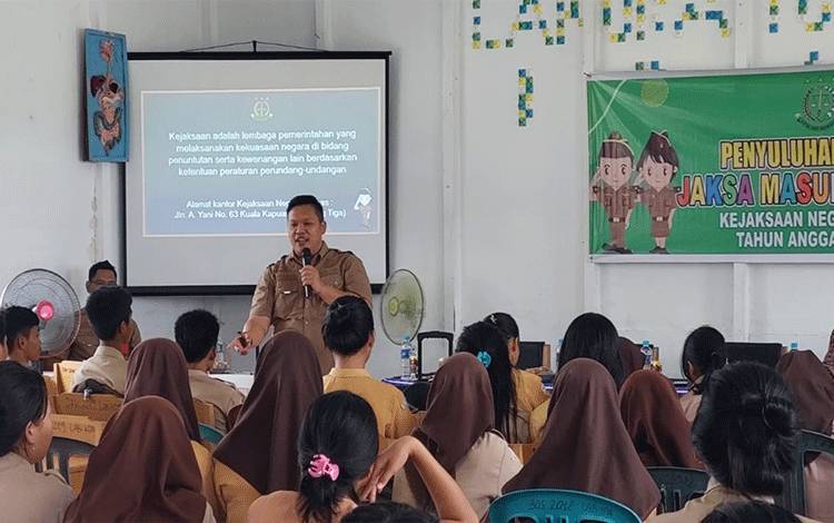 SMPN 1 Kapuas Tengah Didatangi Jaksa