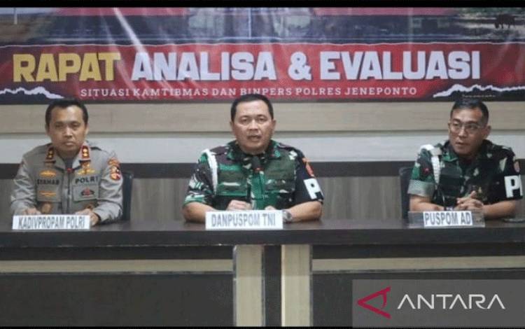 Divpropam dan Puspom Usut Insiden Penyerangan Polres Jeneponto