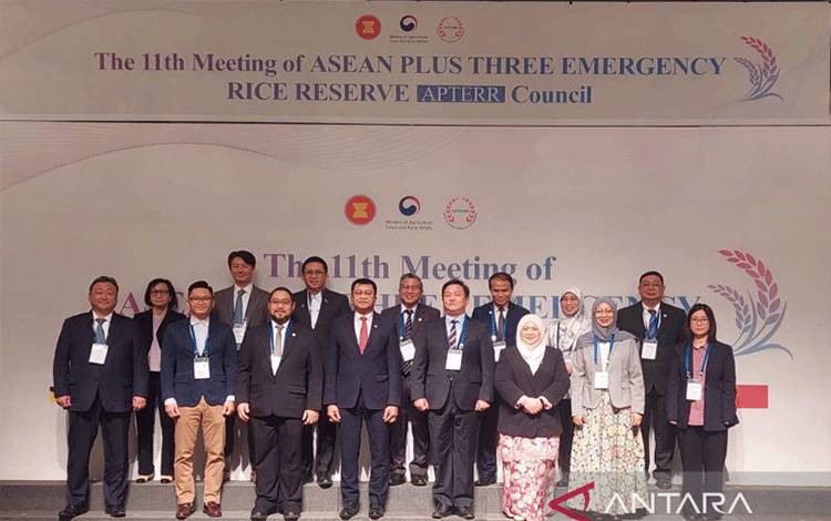 RI Bahas Penguatan Sistem Cadangan Beras Regional di APTERR