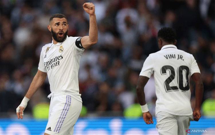Benzema Pemain Kedua Setelah Ronaldo yang Cetak 350 Gol untuk Madrid