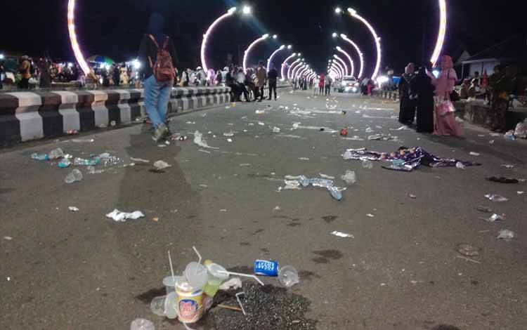 Belum Semua Warga Miliki Kesadaran Bawa Pulang Sampah Setelah Kegiatan Kotim Bershalawat