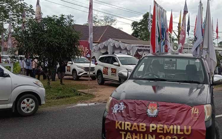 Kirab Pemilu 2024 Tiba di Kabupaten Lamandau