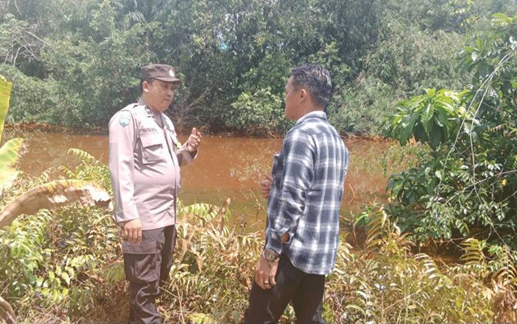 Polsek Basarang Patroli Cek Sumber Air Antisipasi Karhutla