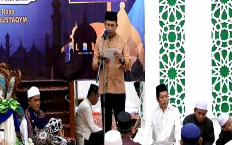 Pemkab Barito Utara Bersama Masyarakat Adakan Halal Bihalal di Masjid Raya