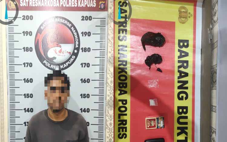Bawa Sabu, Warga Banjarmasin Ini Ditangkap Satresnarkoba Polres Kapuas