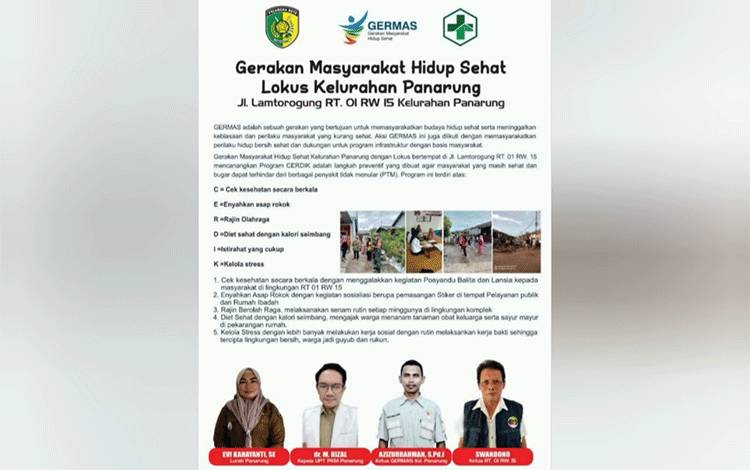 Masyarakat Diajak Hidup Sehat Dengan Cerdik