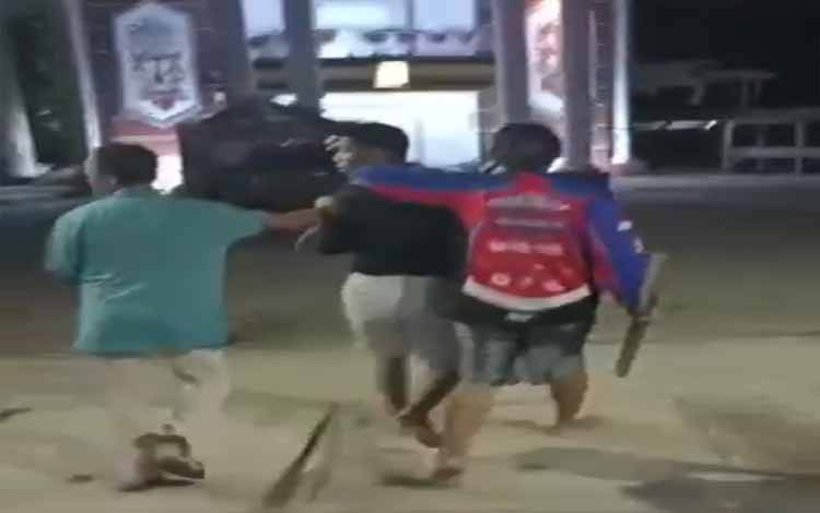 Aksi Perkelahian Terjadi di Terowongan Nur Mentaya Sampit