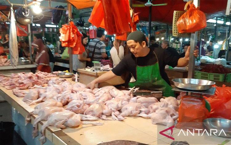 Harga Ayam Ras Naik, Cabai Rawit Turun di Kotawaringin Barat