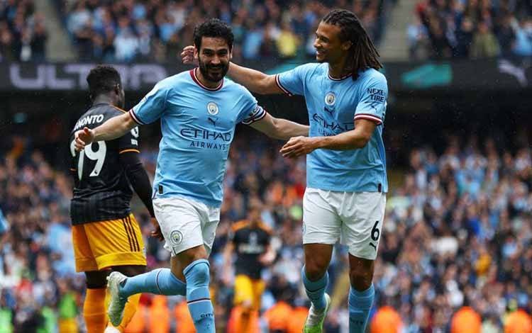 Dua gol Ilkay Gundogan Bawa Manchester City Menang 2-1 atas Leeds