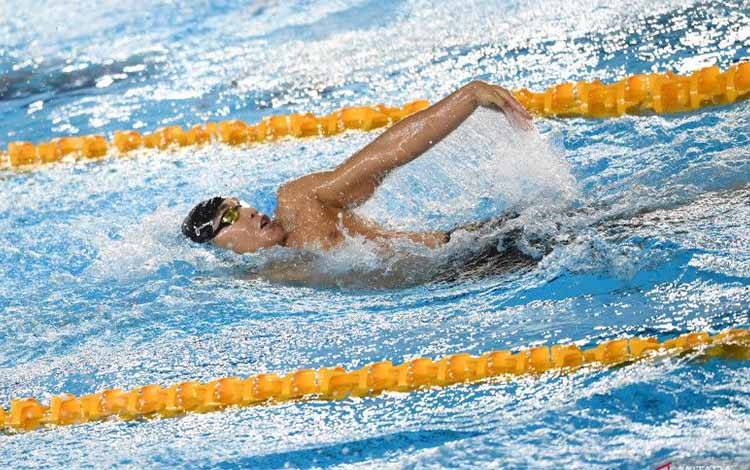 Farrel Buka Keran Medali Renang dengan Perak 100m Gaya Punggung