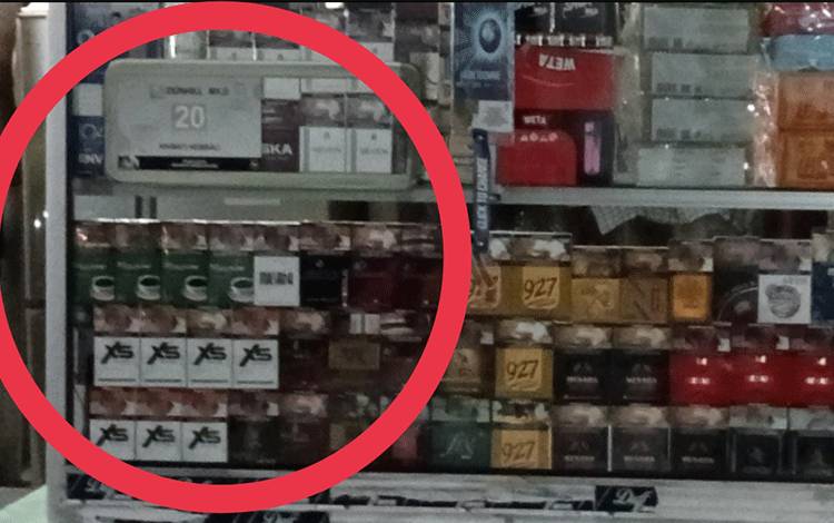 Lepas Dari Pengawasan, Rokok Ilegal Terjual Bebas di Kota Sampit