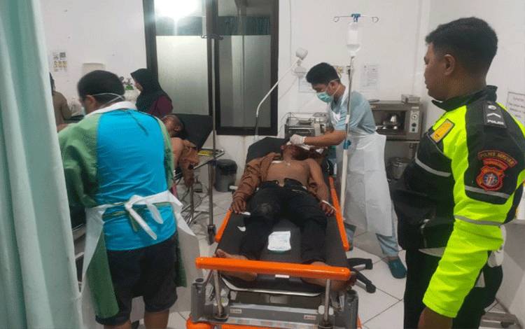 12 Orang Luka- Luka Akibat Kecelakaan Tunggal Pikap di Seruyan Hilir Timur