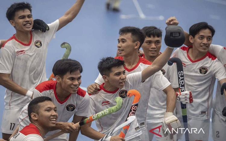 Hoki Indoor Putra Indonesia Raih Emas Usai Kalahkan Malaysia