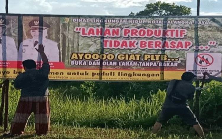 Dinas Lingkungan Hidup Palangka Raya Sosialisasikan PLTB Cegah Karhutla