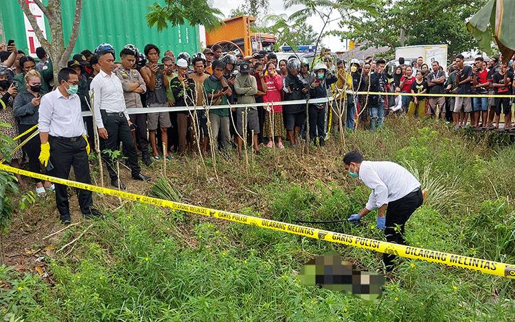 Warga Kapuas Digegerkan Temuan Mayat di Parit Pinggir Jalan Jepang