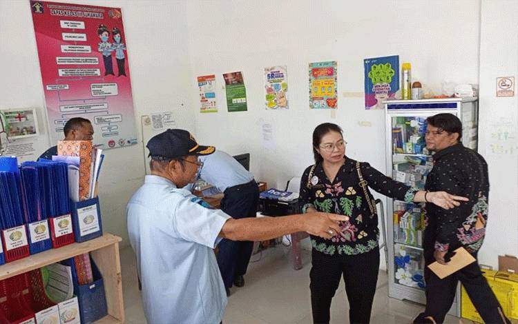 Dinas Kesehatan Sukamara Tinjau Kesiapan Poliklinik Lapas Sukamara?