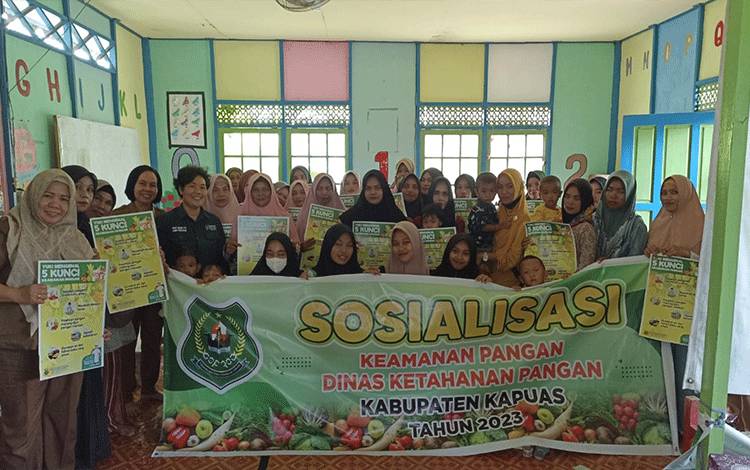 Dinas Ketahanan Pangan Kapuas Lakukan Sosialisasi Keamanan Pangan Segar