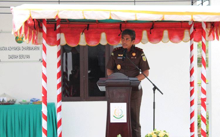 Kajati Kalteng : Jaksa Harus Kedepakan Profesionalisme
