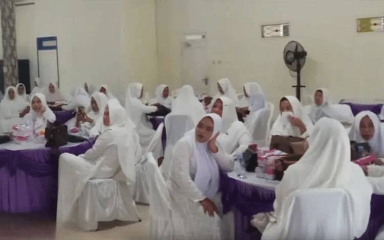 KPU Lamandau Sosialisasi Pemilu kepada Jamaah Pengajian