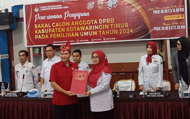 Sempat Terkendala, DPC PDIP Kotim Ajukan Kelengkapan Berkas Bacaleg