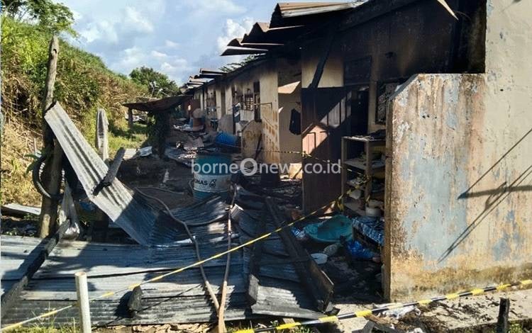 Seorang Karyawan Tewas Usai Perumahan Kebun Kelapa Sawit di Kotim Terbakar