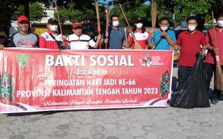Disperkimtan Maknai Hari Jadi ke-66 Kalteng dengan Bakti Sosial  ?