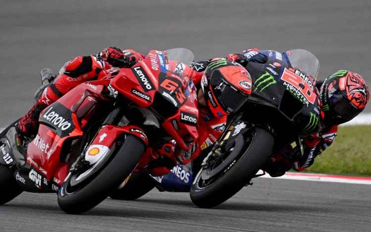 Bagnaia Tercepat Sesi Kualifikasi MotoGP Perancis Kalahkan Marquez