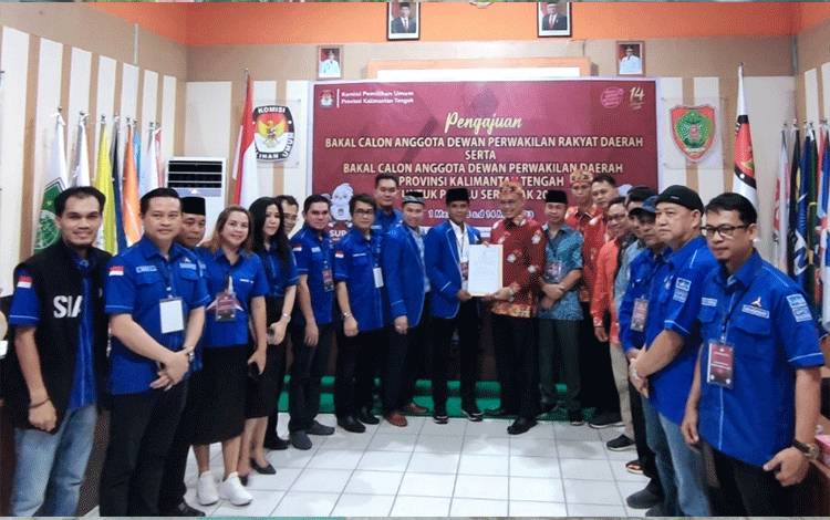 Partai Demokrat Kalteng Terjunkan 45 Calon Meriahkan Kontestasi Pemilu 2024