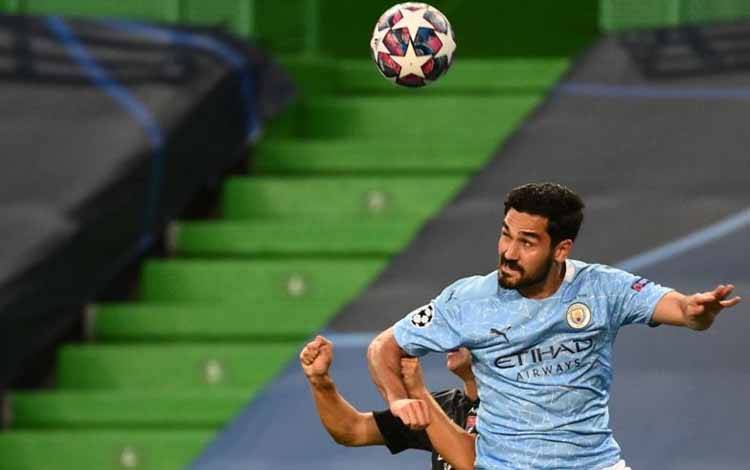 Gelandang Manchester City asal Jerman Ilkay Gundogan (Photo by FRANCK FIFE / POOL / AFP) (AFP/FRANCK FIFE)