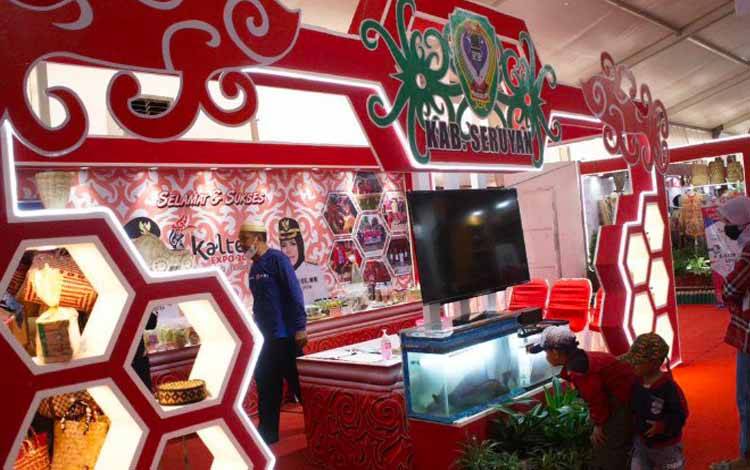 Diskoperindag Bawa Produk Unggulan Seruyan di Kalteng Expo 2023